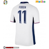 Moške Nogometnih dresov Anglija Phil Foden #11 Domači EP 2024 Kratki rokavi